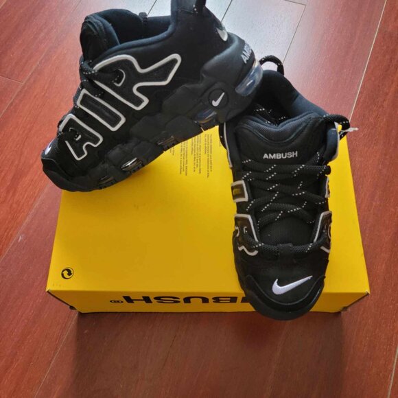 Nike Air More Uptempo Low - AMBUSH Black - Picture 3 of 7